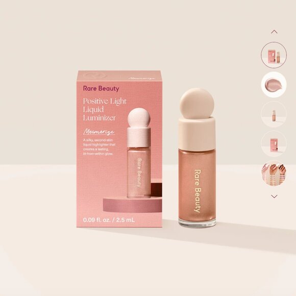 NWT Rare Beauty by Selena Gomez Mini Positive Light Liquid Luminizer Mesmerize - Picture 1 of 5